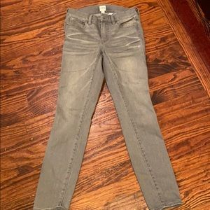 Jcrew- gray skinny jeans. Size 24